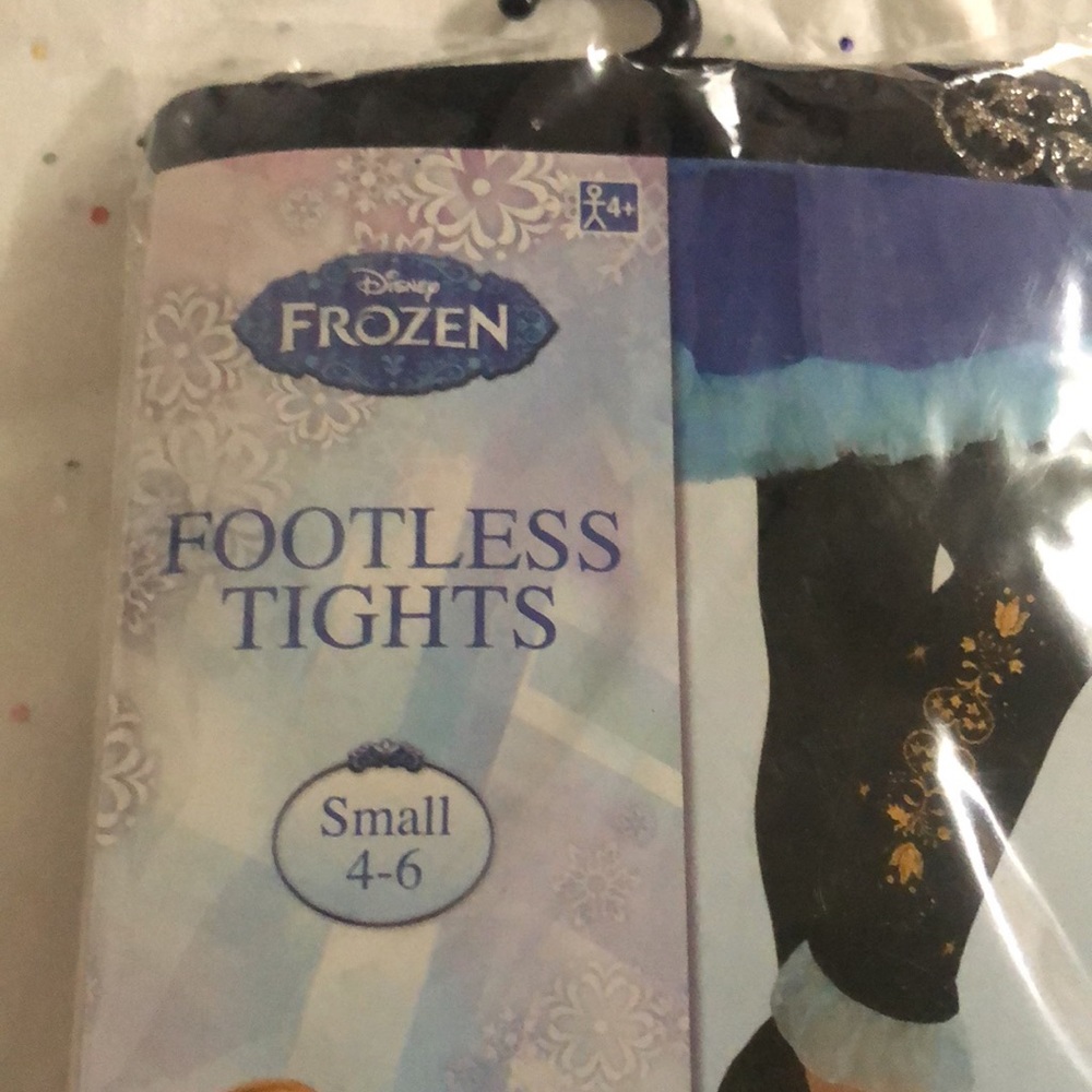 Disney’s frozen girls footless tights - Picture 4 of 8